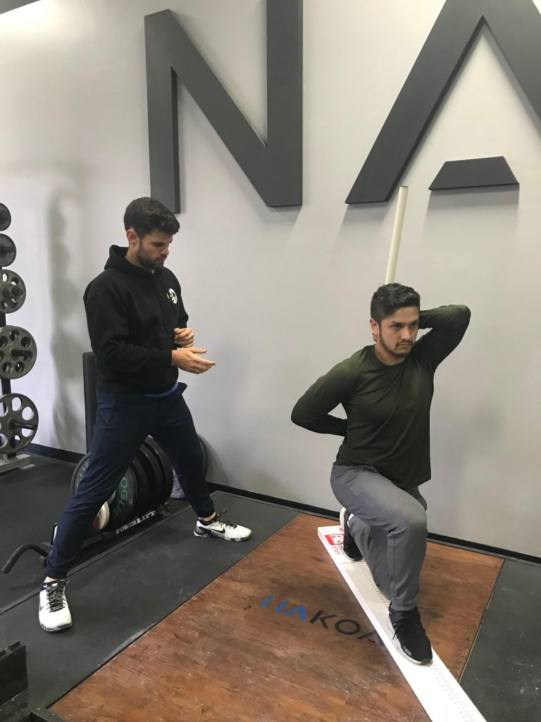 Inline Lunge Exercise