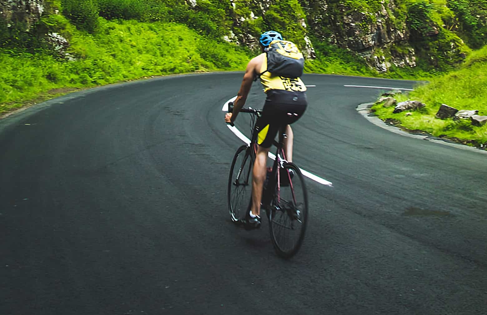 image of bicycle riding down a hill